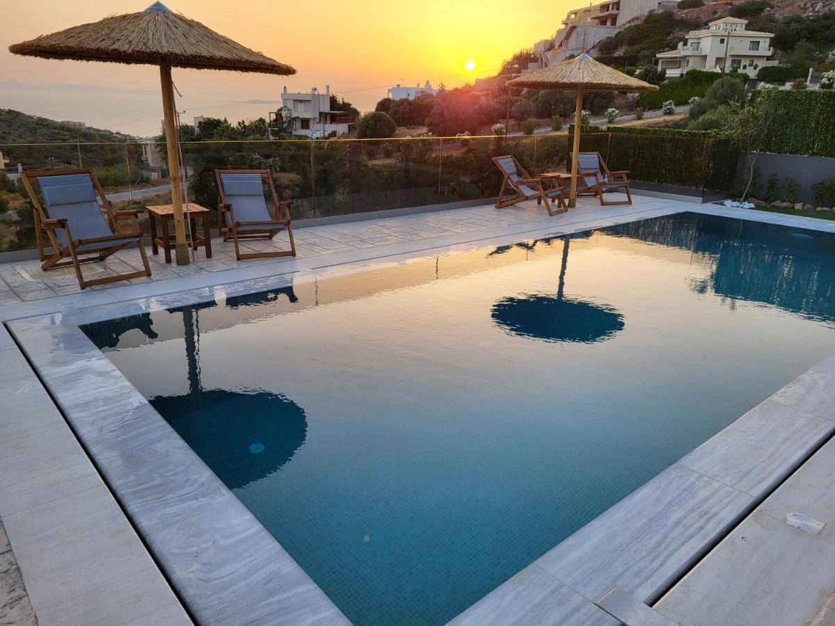 "Stergiou Luxury Apartment 2Nd Floor" Με Κοινη Πισινα Saronida Exterior photo
